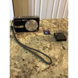 Panasonic Lumix DMC-FX50 Camera 7.1MP 3.6x Optical Zoom Black Tested W/1 GB Card